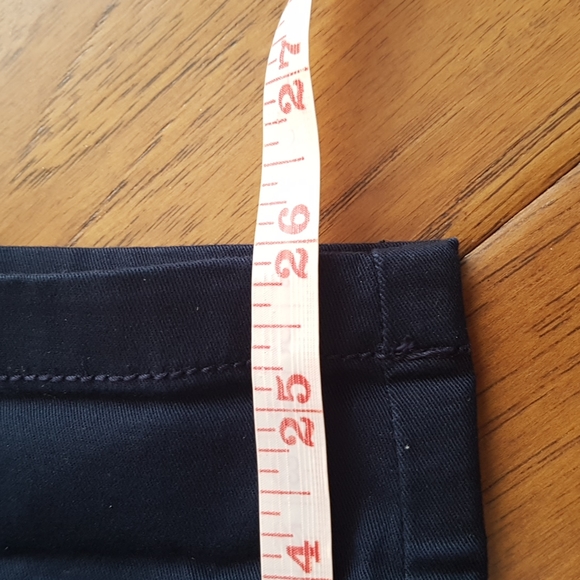 Style & Co Navy Cotton Blend Crop Pants with Pockets Size 14P - Picture 12 of 16